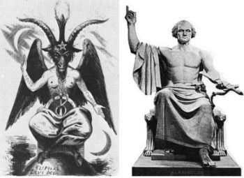 illuminati symbols Washington Baphomet