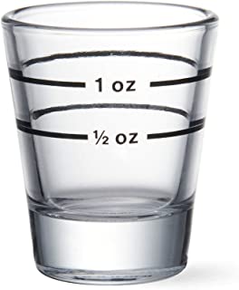 Houdini Classic Shot Glass, Includes 1oz and 1.5oz Measurement Marks
